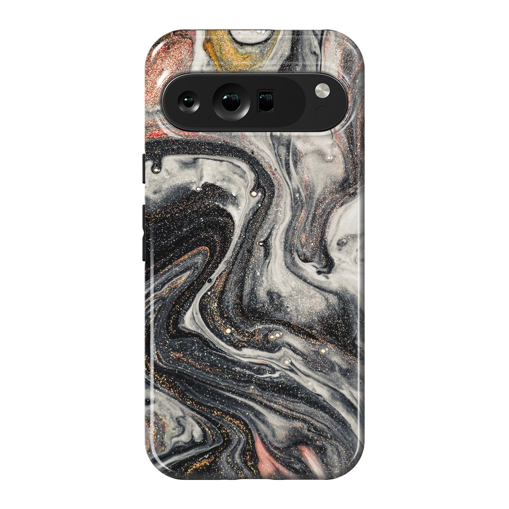 Pixel 9 Pro XL StrongFit Swirls of Marble and The Ripples of Agate by ArtsCase