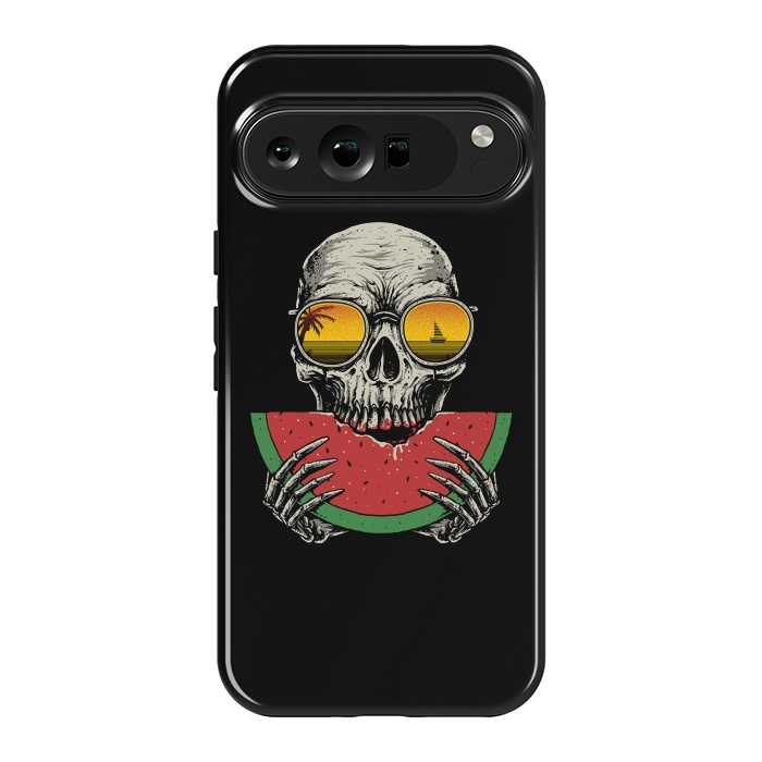 Pixel 9 Pro XL StrongFit Watermelon Skull by Afif Quilimo