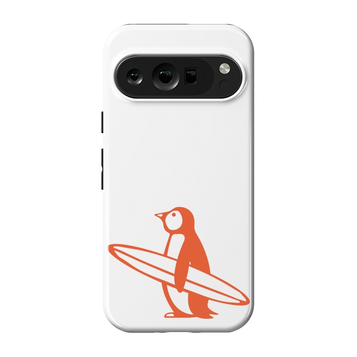 Pixel 9 pro StrongFit SURF PENGUIN by Arif Rahman