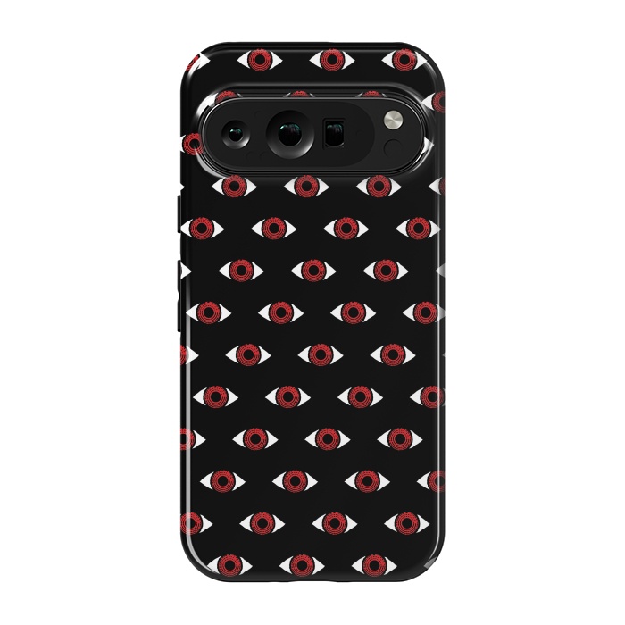 Pixel 9 pro StrongFit Red eye pattern by Laura Nagel