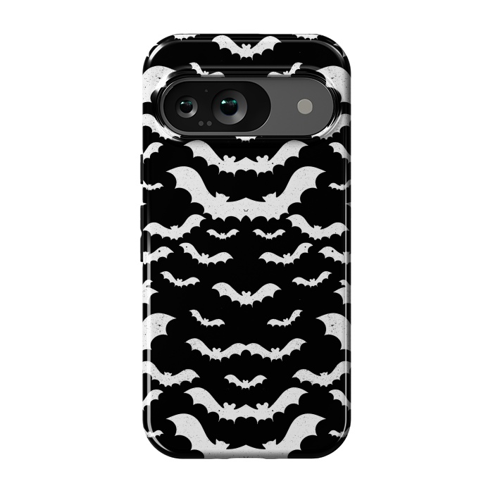 Pixel 9 StrongFit Spooky bats Halloween pattern by Oana 