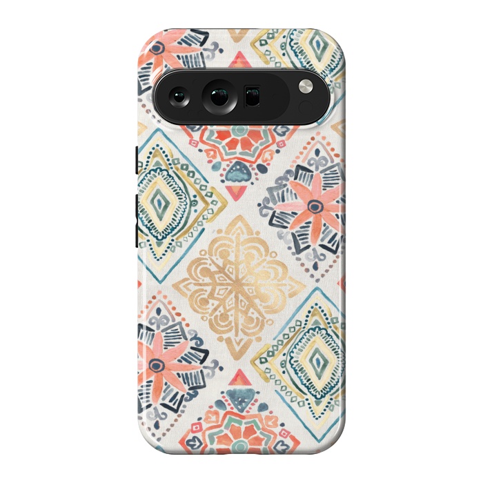 Pixel 9 Pro XL StrongFit Gilded Pysanky Diamonds by Tangerine-Tane