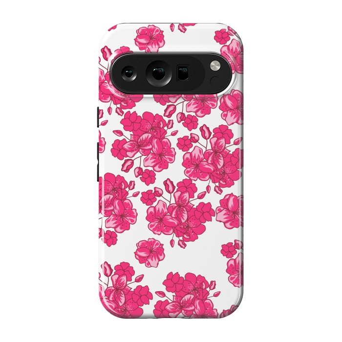 Pixel 9 pro StrongFit pink floral print 2 by MALLIKA