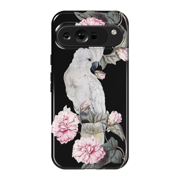 Pixel 9 Pro XL StrongFit Nostalgic White Cockatoo With Pink Flowers by  Utart