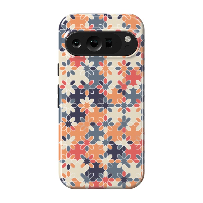 Pixel 9 pro StrongFit FLORAL BATIK PRINT by MALLIKA