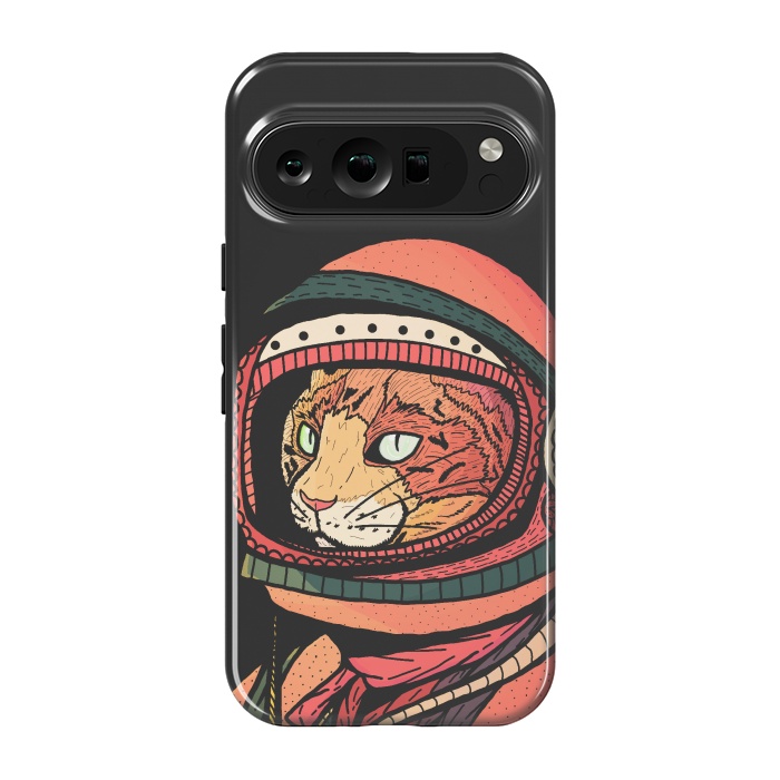 Pixel 9 pro StrongFit The ginger space cat by Steve Wade (Swade)