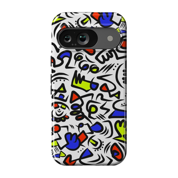 Pixel 9 StrongFit Mondrian Abstract by Hanny Agustine