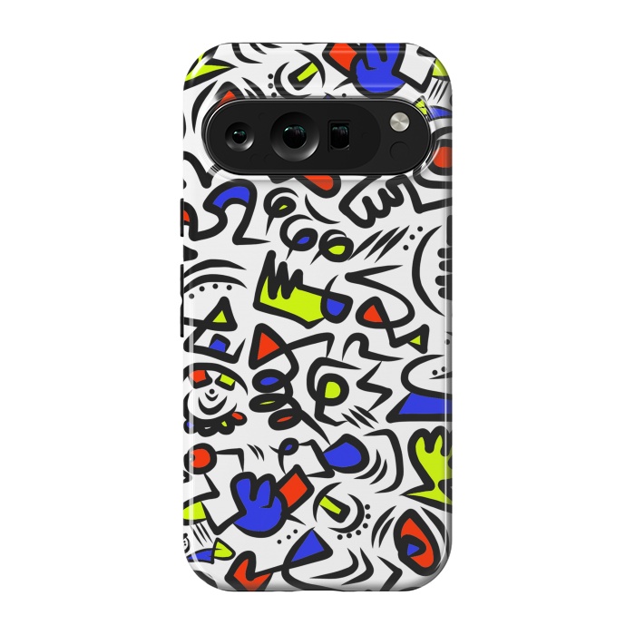 Pixel 9 pro StrongFit Mondrian Abstract by Hanny Agustine