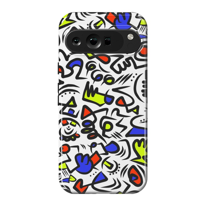 Pixel 9 Pro XL StrongFit Mondrian Abstract by Hanny Agustine