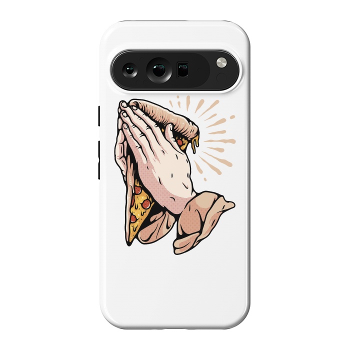 Pixel 9 Pro XL StrongFit Pray for Pizza by Afif Quilimo