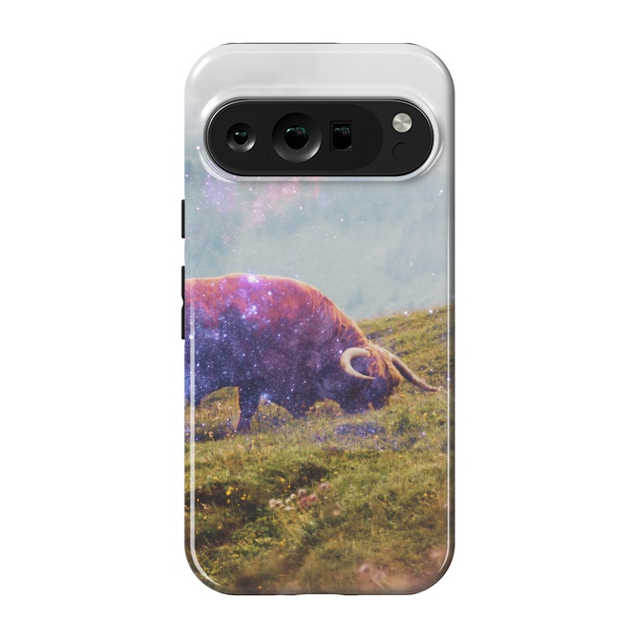 Pixel 9 pro StrongFit Space Cow Series I by Uma Prabhakar Gokhale