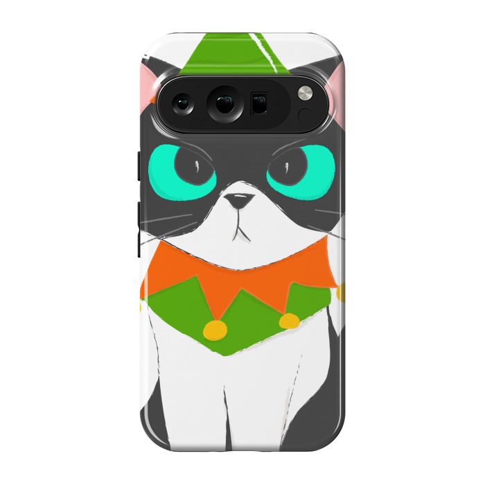 Pixel 9 pro StrongFit funny kitty by haroulita