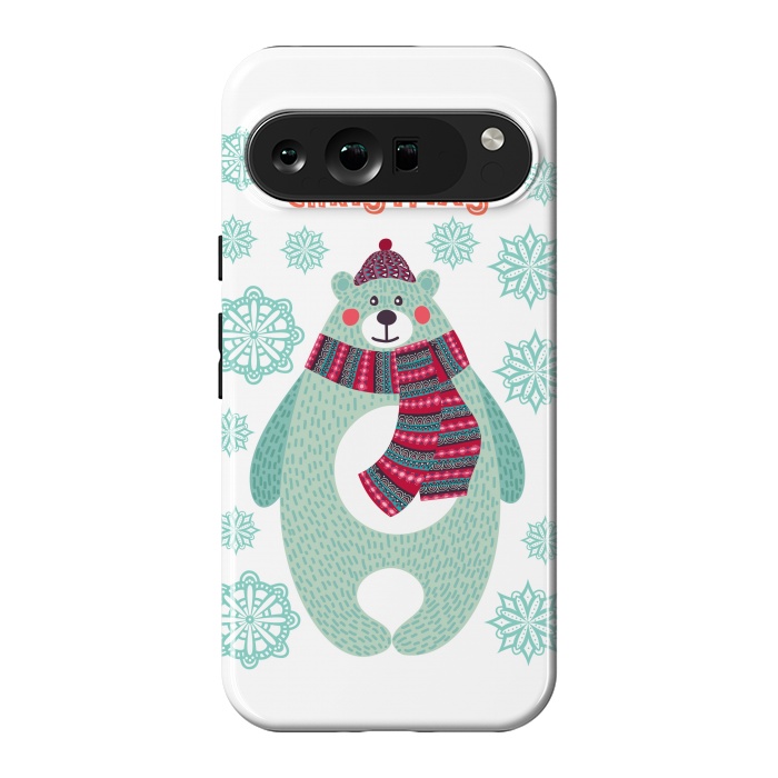 Pixel 9 Pro XL StrongFit xmas bear by haroulita