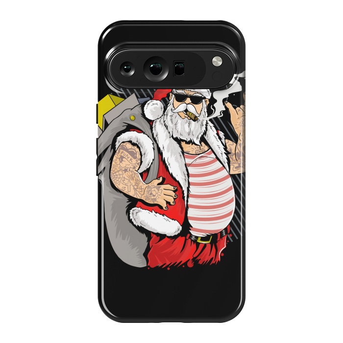 Pixel 9 Pro XL StrongFit funny santa x by haroulita