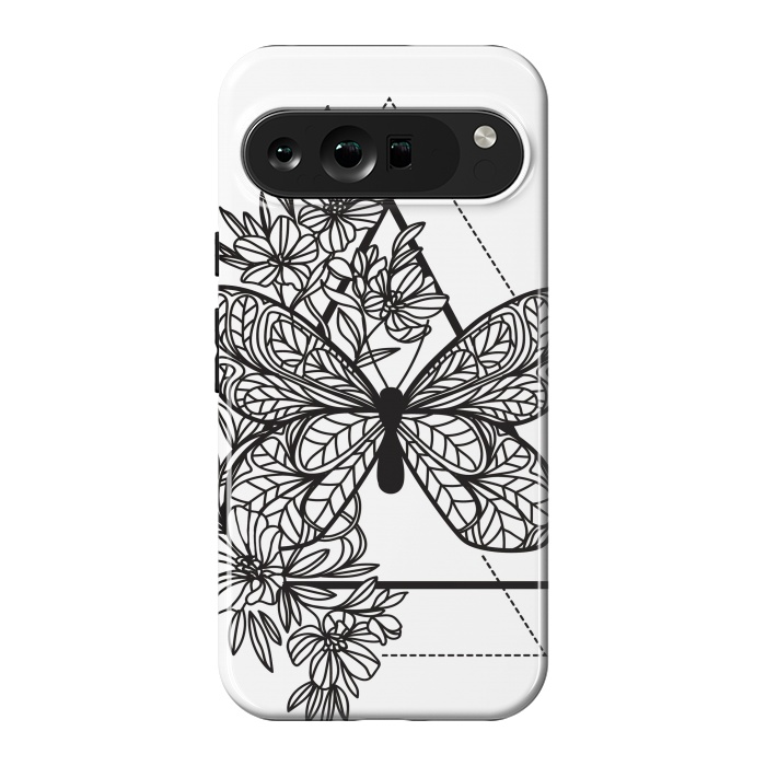 Pixel 9 Pro XL StrongFit bw butterfly by haroulita