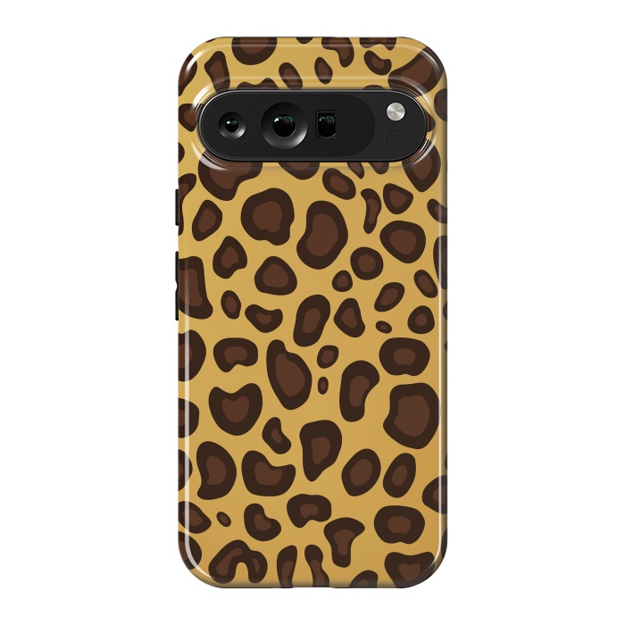 Pixel 9 Pro XL StrongFit animal print leopard by haroulita