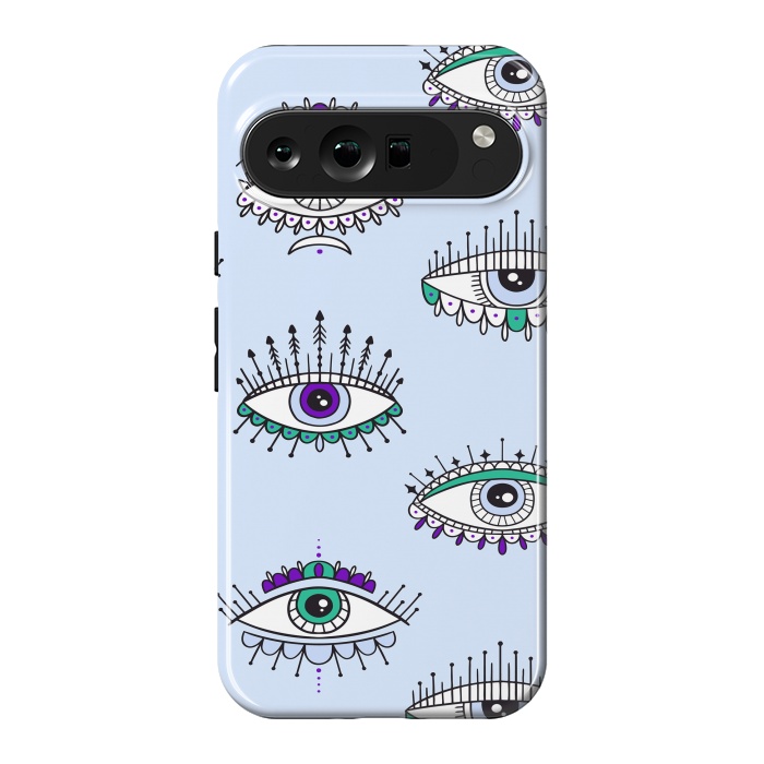 Pixel 9 Pro XL StrongFit evil eyes by haroulita