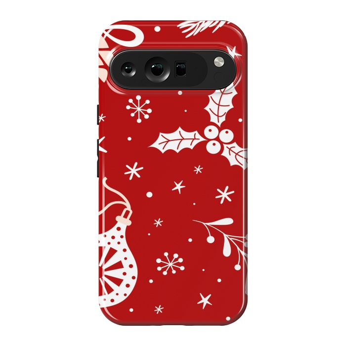 Pixel 9 Pro XL StrongFit christmas pattern by haroulita