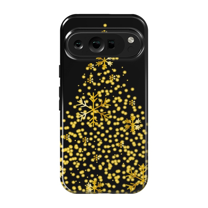 Pixel 9 pro StrongFit golden christmas tree by haroulita