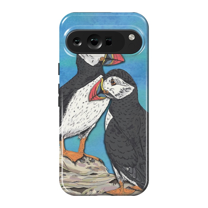 Pixel 9 Pro XL StrongFit Puffin Perfection by Lotti Brown