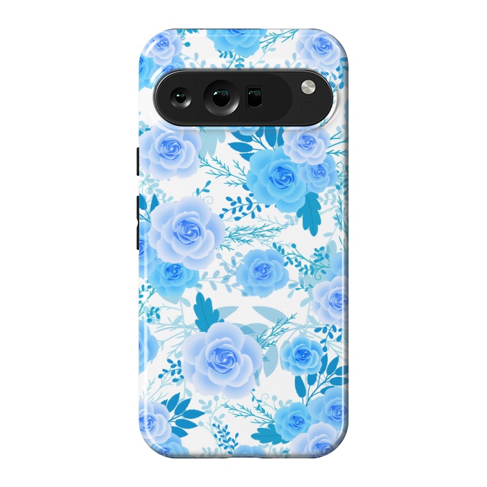 Pixel 9 Pro XL StrongFit Blue roses by Jms