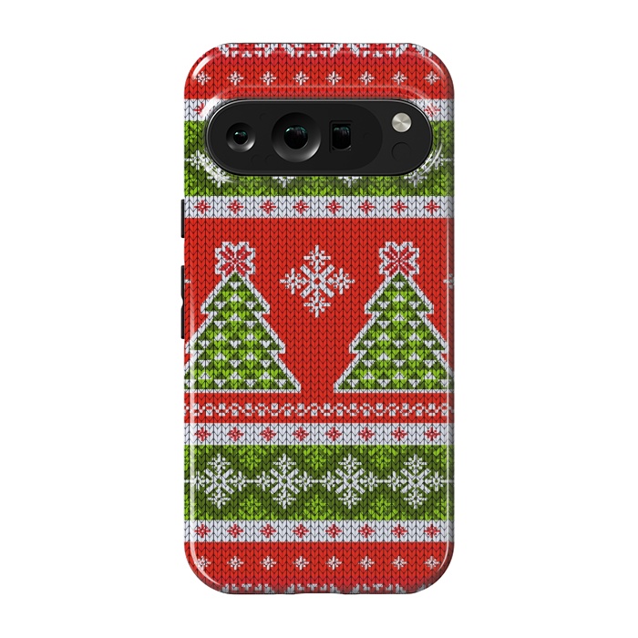 Pixel 9 pro StrongFit Ugly christmas sweater pattern  by Winston