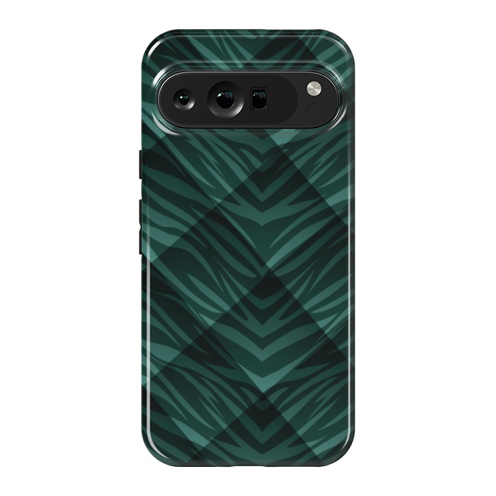 Pixel 9 Pro XL StrongFit green animal print by MALLIKA