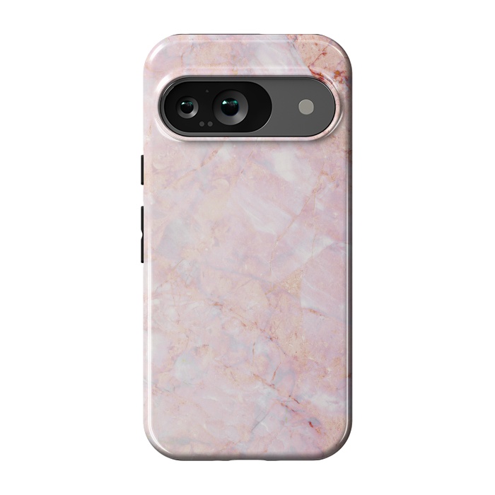 Pixel 9 StrongFit Pastel pink elegant marble by Oana 