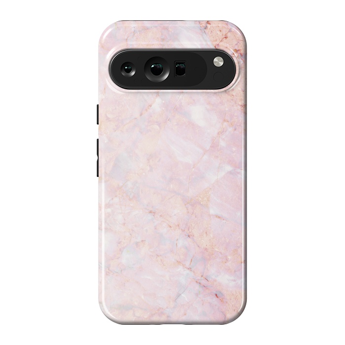 Pixel 9 Pro XL StrongFit Pastel pink elegant marble by Oana 