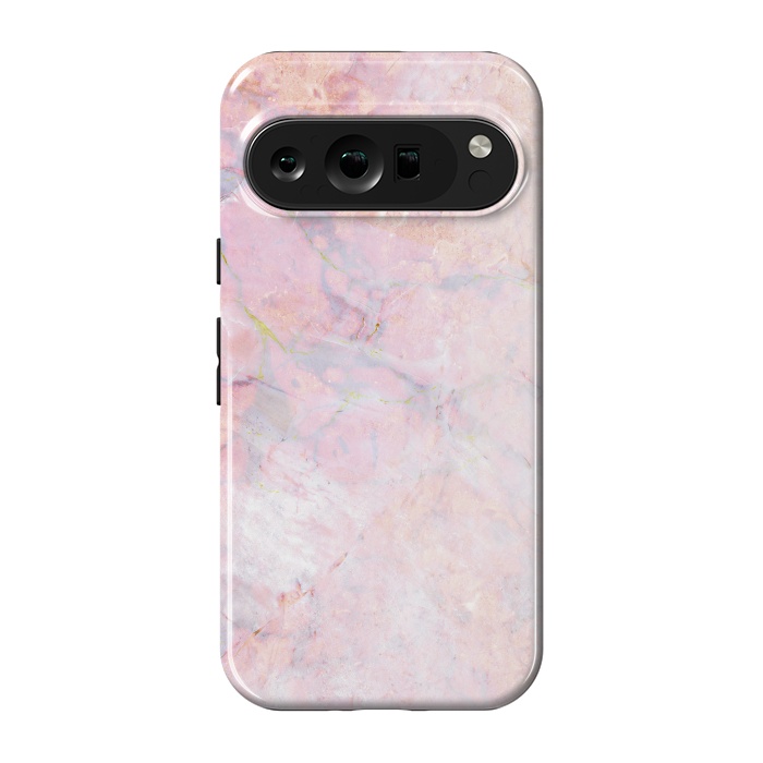 Pixel 9 pro StrongFit Soft pink marble by Oana 