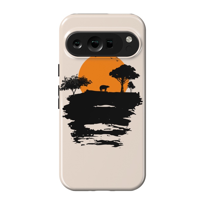 Pixel 9 pro StrongFit Bear Travel on Mountain by Creativeaxle