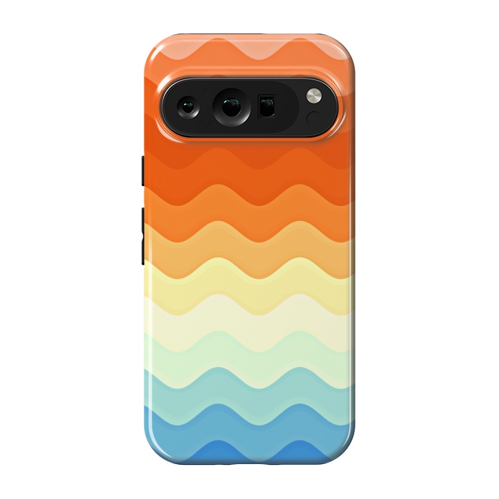 Pixel 9 pro StrongFit Color Waves by Creativeaxle