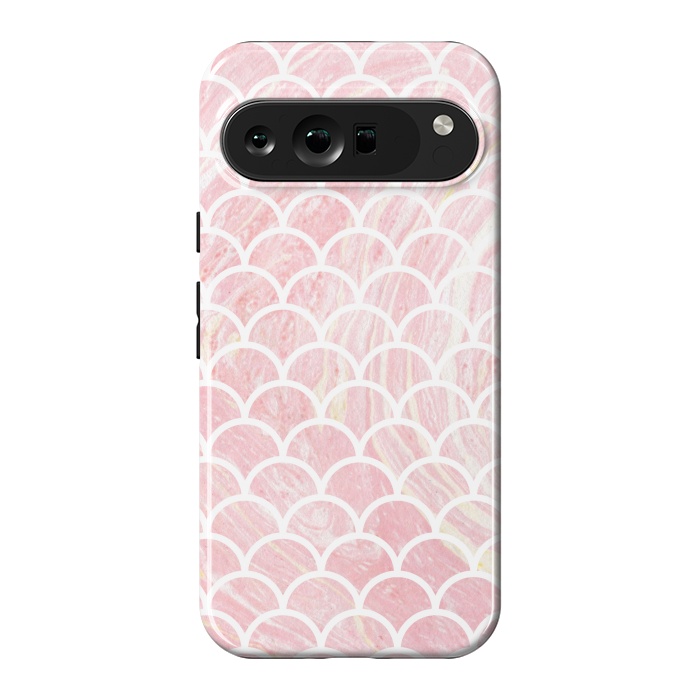 Pixel 9 Pro XL StrongFit Pink marble by Julia Badeeva