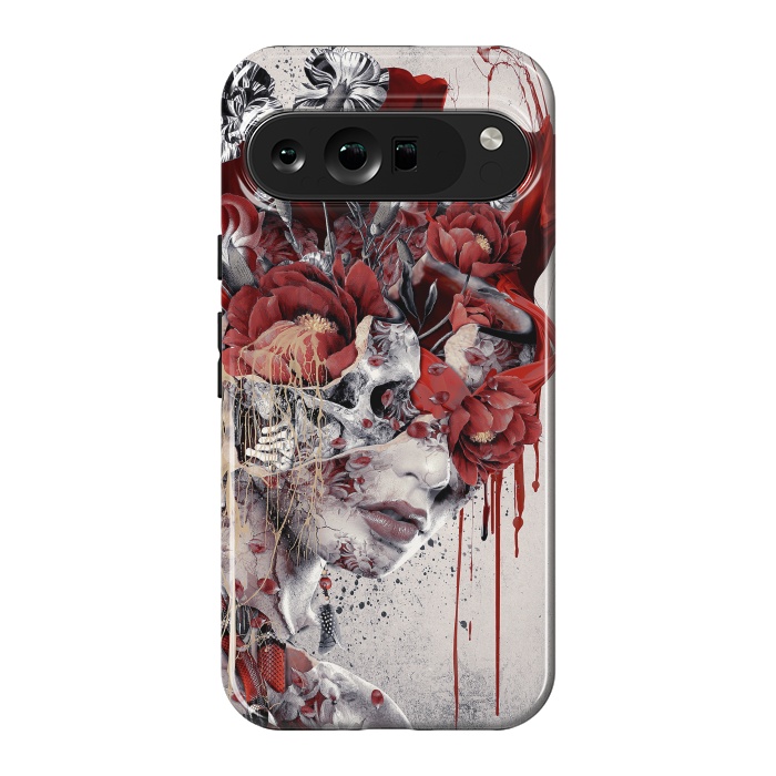 Pixel 9 Pro XL StrongFit Queen of Skulls by Riza Peker