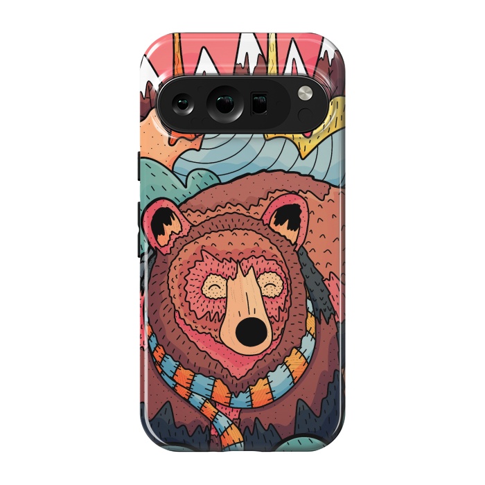 Pixel 9 pro StrongFit Winter bear forest by Steve Wade (Swade)