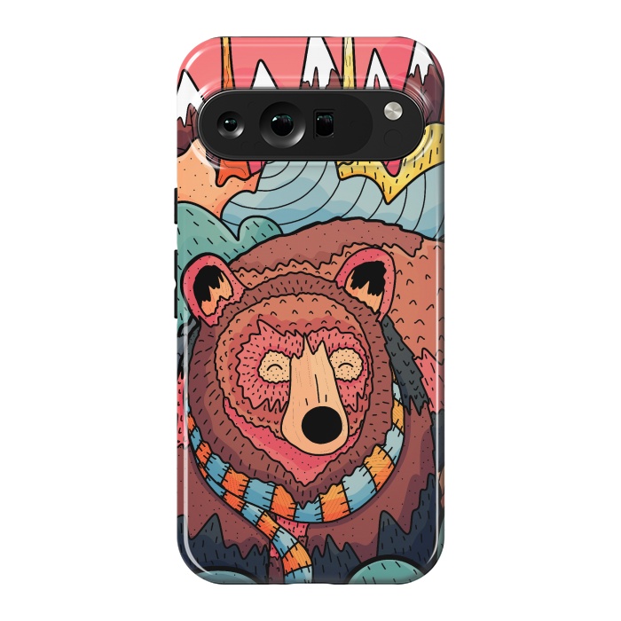 Pixel 9 Pro XL StrongFit Winter bear forest by Steve Wade (Swade)