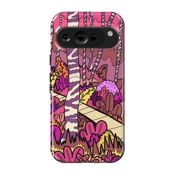 Pixel 9 pro StrongFit The pink forest walk by Steve Wade (Swade)