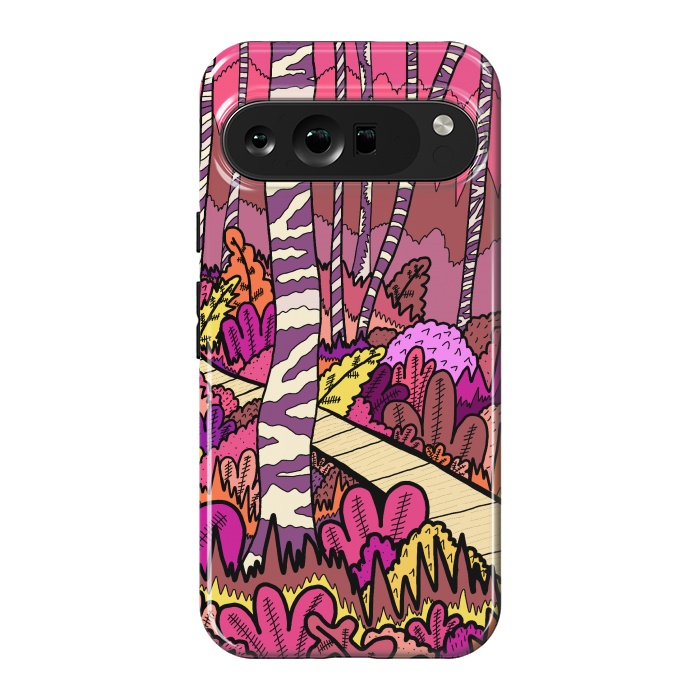 Pixel 9 Pro XL StrongFit The pink forest walk by Steve Wade (Swade)