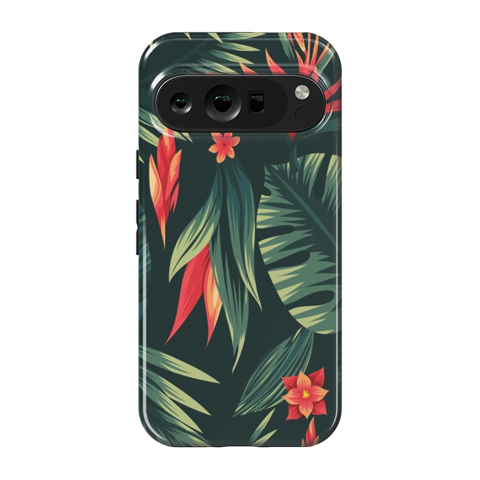 Pixel 9 pro StrongFit tropical blossom by haroulita