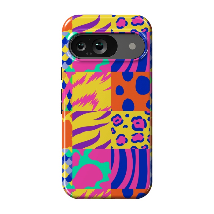 Pixel 9 StrongFit COLOURFUL ANIMAL PRINT by MALLIKA