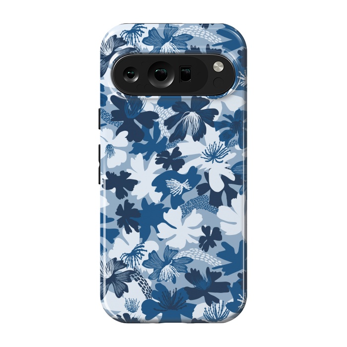 Pixel 9 pro StrongFit Barely blue by Nina Leth