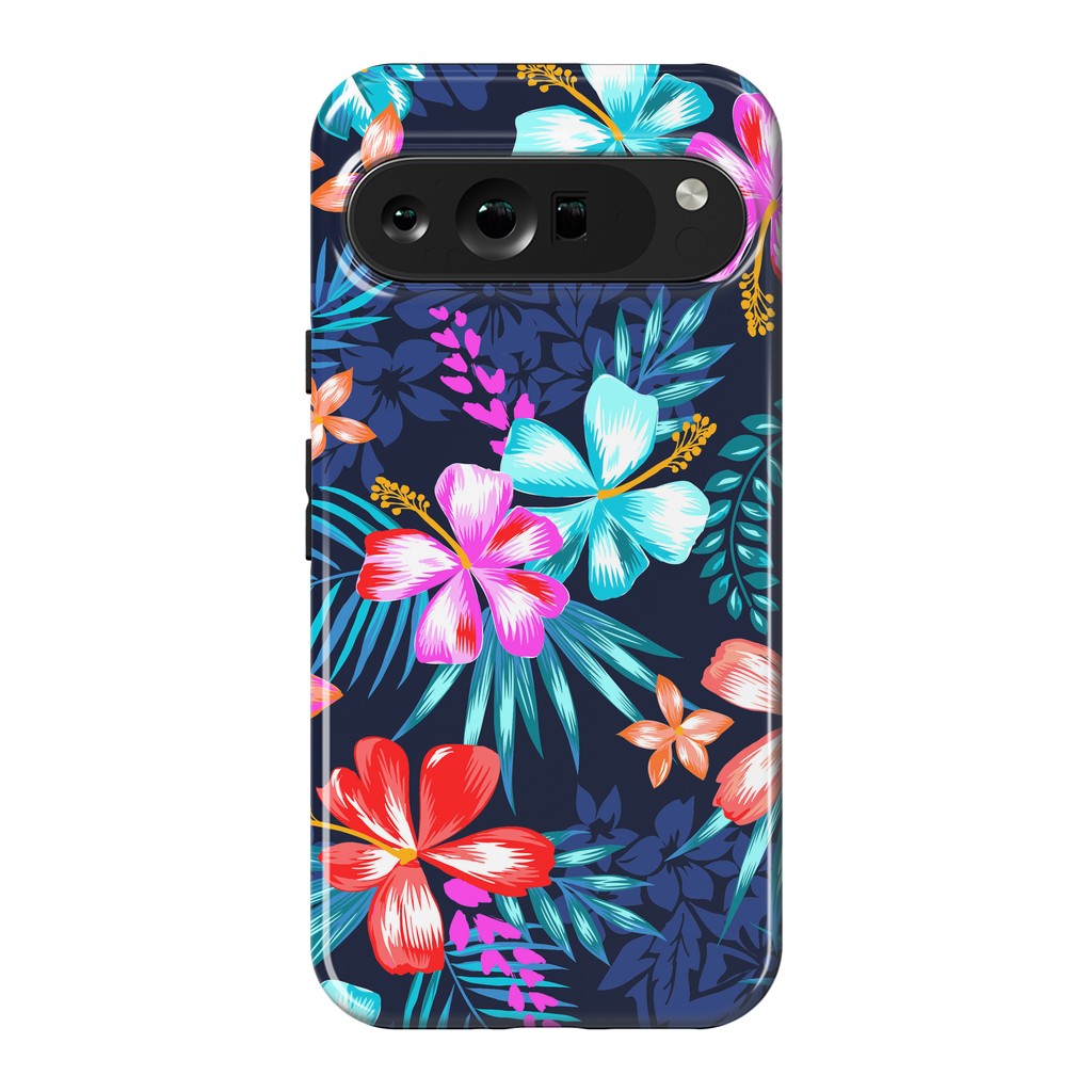 Pixel 9 Pro XL StrongFit Beautiful Tropical Design Leave and Flowers by ArtsCase