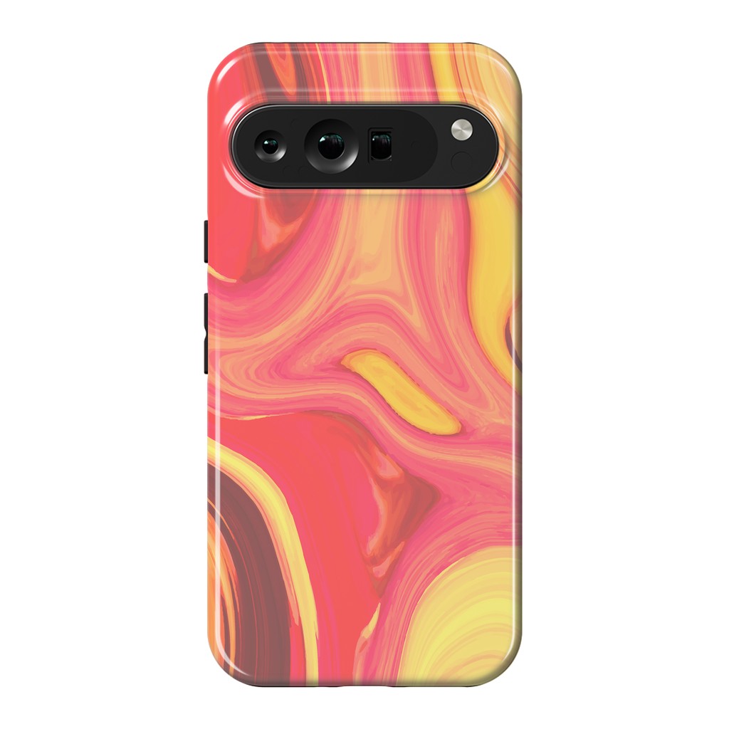 Pixel 9 Pro XL StrongFit Liquid Marble Acrylic I by ArtsCase