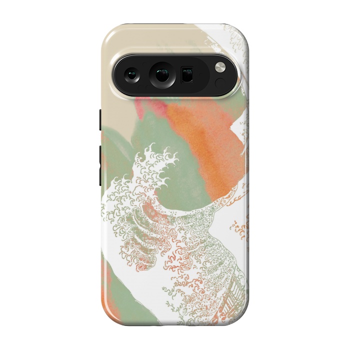 Pixel 9 pro StrongFit Calm into Great Wave Paint  I by ''CVogiatzi.