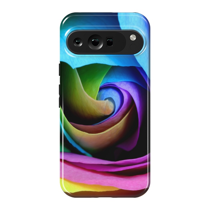 Pixel 9 Pro XL StrongFit colorful rose by haroulita