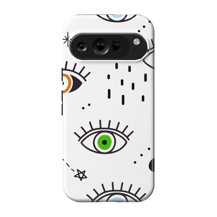 Pixel 9 pro StrongFit evil eyes ii by haroulita