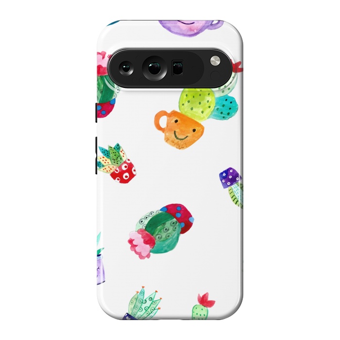 Pixel 9 Pro XL StrongFit happy cactus by haroulita