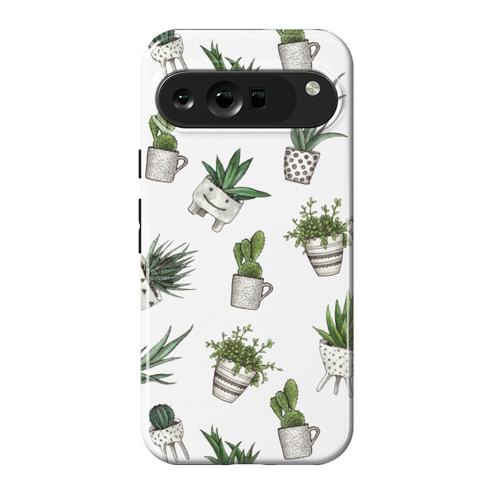 Pixel 9 Pro XL StrongFit cute houseplants in pots by Alena Ganzhela