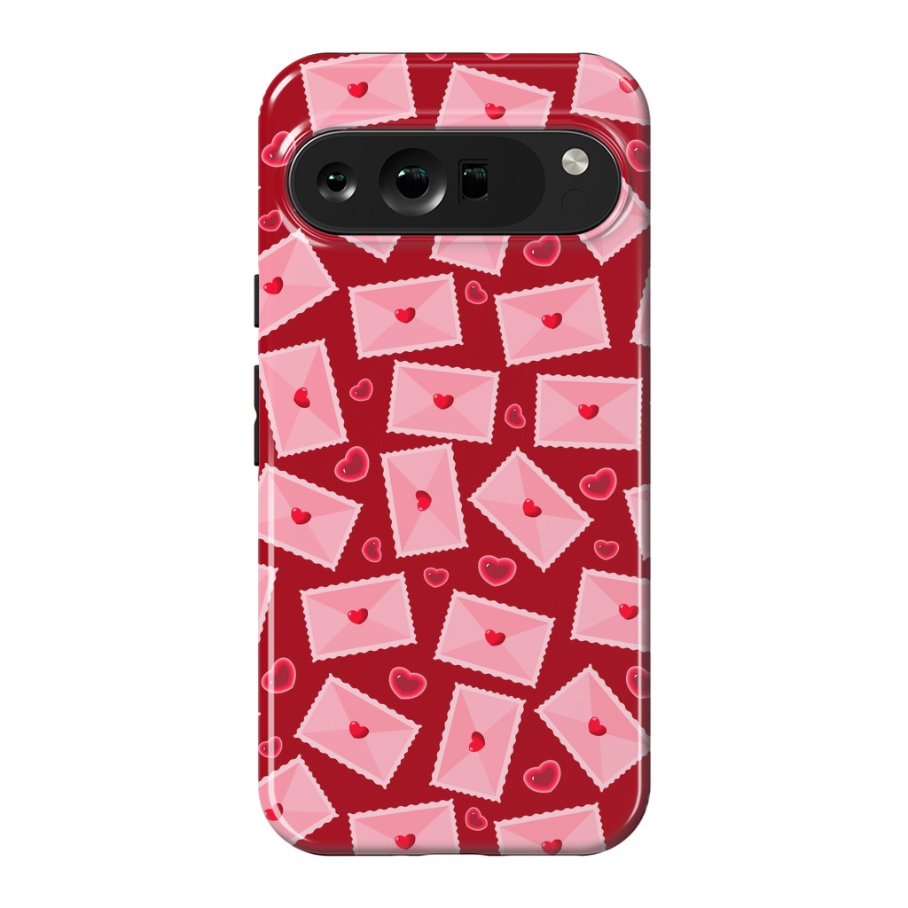 Pixel 9 Pro XL StrongFit PINK LOVE LETTERS  by MALLIKA