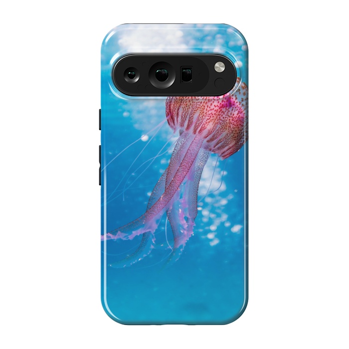 Pixel 9 pro StrongFit Shallow Focus Photo of Pink and Brown Jellyfish by Winston